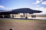 B1 Bomber - coulda sworn I also took a shot of the rear of the plane ;-(