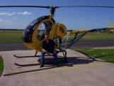 Fur's First Helicopter Lesson