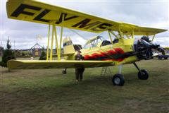 Mrs Fur before takeoff