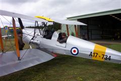 Single passenger Tiger Moth