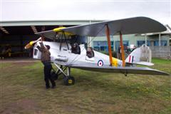 Single passenger Tiger Moth