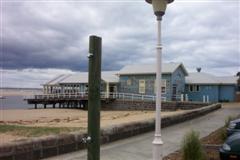 Barwon Heads Boat Shed (Diver Dan's home in "Seachange")
